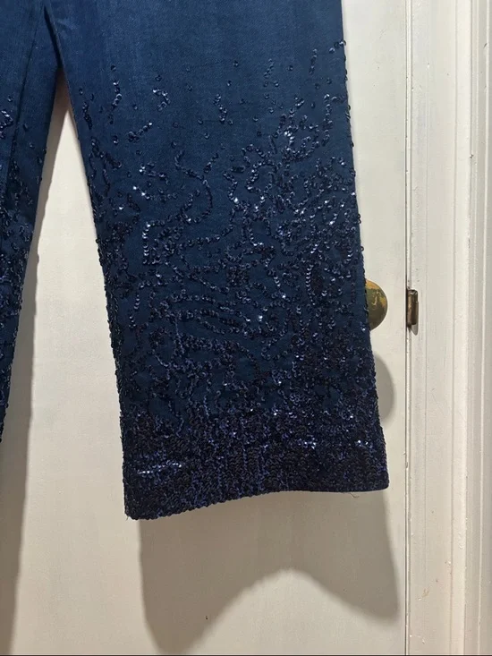 ANTHROPOLOGIE Maeve Colette sequin jeans - Picture 4 of 6